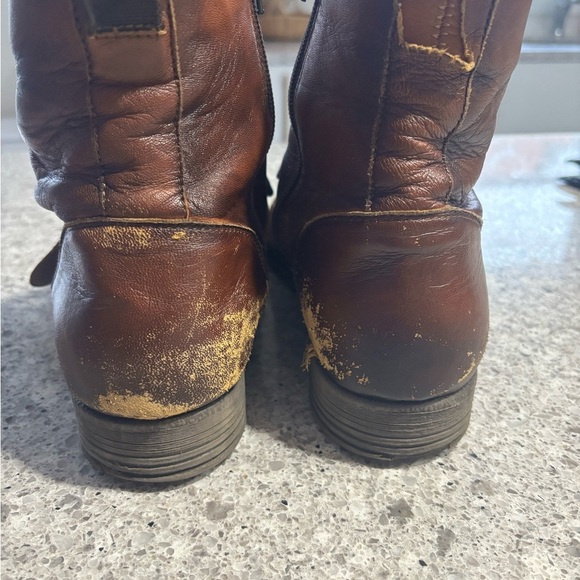 Aldo Dark Brown Leather Lace-Up Boots size 9.5 - Picture 5 of 7